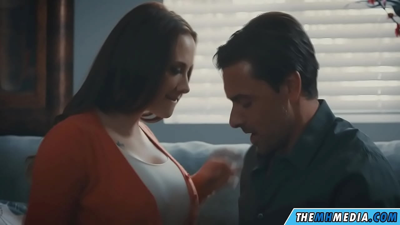 浪漫的性爱，有一个好的胸脯的妈妈